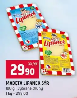 Terno Madeta lipánek sýr nabídka