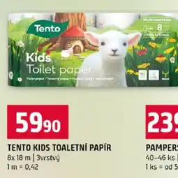 Terno Tento kids toaletní papír nabídka