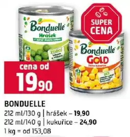 Terno Bonduelle hrášek nabídka