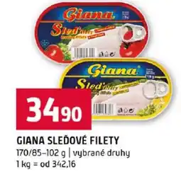 Terno Giana sleďové filety nabídka