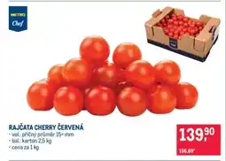 Makro Rajčata cherry červená nabídka