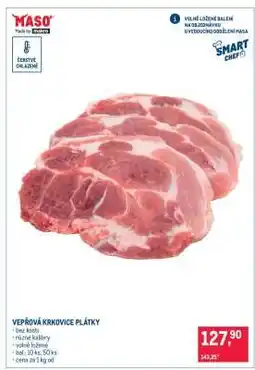 Makro Vepřová krkovice plátky nabídka