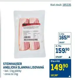 Makro STEINHAUSER ANGLICKÁ SLANINA LISOVANÁ nabídka