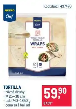 Makro Tortilla nabídka
