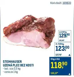 Makro STEINHAUSER UZENÁ PLEC BEZ KOSTI nabídka