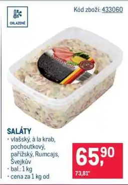 Makro Saláty nabídka