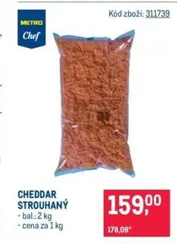 Makro Cheddar strouhaný nabídka