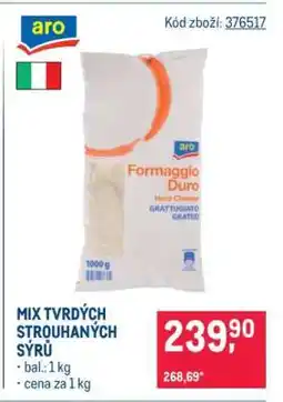 Makro Mix tvrdých strouhaných sýrů nabídka