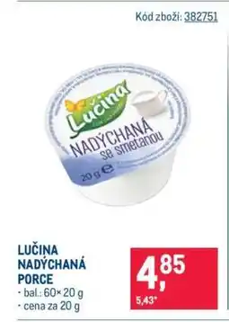 Makro Lučina Nadýchaná porce nabídka