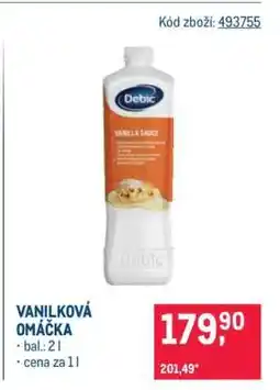 Makro Vanilková omáčka nabídka