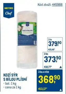 Makro KOZÍ SÝR S BÍLOU PLÍSNÍ nabídka