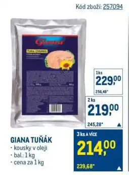 Makro Giana Tuňák nabídka