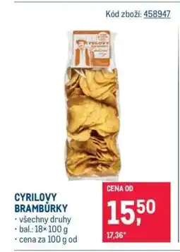 Makro Cyrilovy Brambůrky nabídka