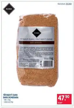 Makro Třtinový cukr Dark Demerara nabídka