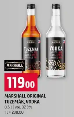 Terno Marshall original tuzemák, vodka nabídka
