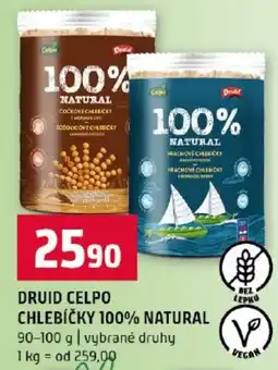 Terno Druid chlebíčky 100% natural nabídka
