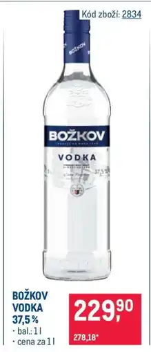 Makro Božkov Vodka nabídka