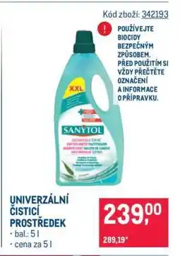 Makro Univerzální čisticí prostředek nabídka