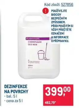 Makro DEZINFEKCE NA POVRCHY nabídka