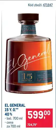 Makro EL GENERAL 15 Y. O nabídka