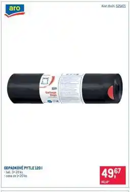 Makro ODPADKOVÉ PYTLE 120 l nabídka
