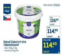 Makro ŽERVÉ ČERSTVÝ SÝR TERMIZOVANÝ nabídka