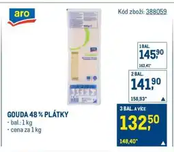 Makro Gouda 48% plátky nabídka