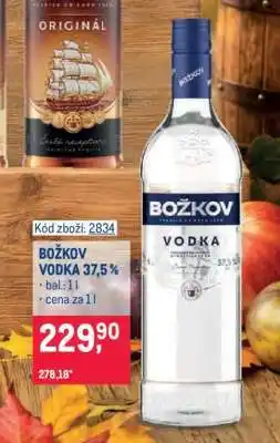 Makro Božkov Vodka 37,5 % nabídka