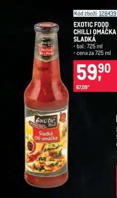 Makro EXOTIC FOOD CHILLI OMÁČKA SLADKÁ nabídka