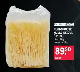 Makro FLYING GOOSE NUDLE RÝŽOVÉ ŠIROKÉ nabídka