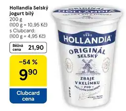 Tesco Hollandia selský jogurt bílý nabídka