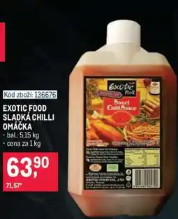 Makro Exotic Food sladká chilli omáčka nabídka