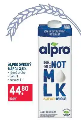 ALPRO OVESNÝ NÁPOJ 3,5 %