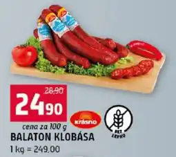 Terno Krasno balaton klobása nabídka
