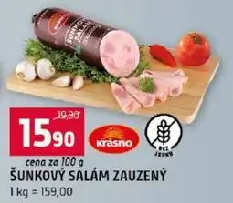 Terno Krasno šunkový salám zauzený nabídka