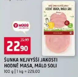 Terno Muuu šunka nejvyšší jakosti hodně masa, málo soli nabídka