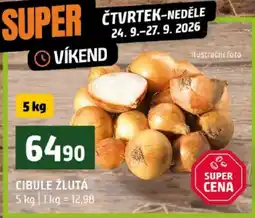Terno Cibule žlutá nabídka