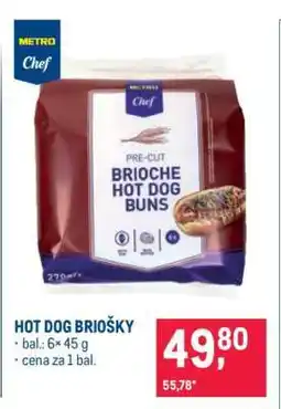 Makro HOT DOG BRIOŠKY nabídka