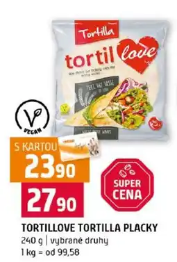 Terno Tortillove tortilla placky nabídka