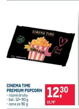Makro CINEMA TIME PREMIUM POPCORN nabídka