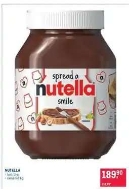 Makro Nutella nabídka
