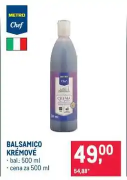 Makro Balsamico krémové nabídka