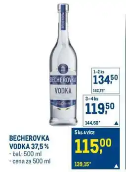 Makro BECHEROVKA VODKA 37,5 % nabídka