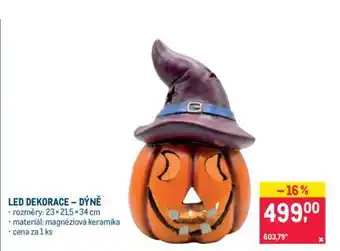 LED Dekorace dýně