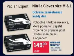 Makro Nitrilové rukavice nabídka