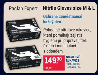 Nitrilové rukavice