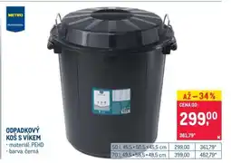 Makro ODPADKOVÝ KOŠ S VÍKEM nabídka