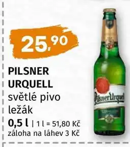 Terno Pilsner Urquell nabídka