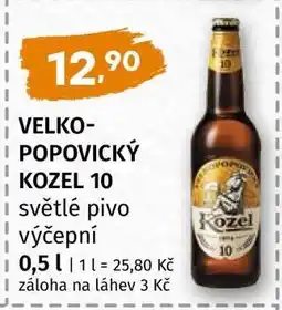 Terno Velkopopovický Kozel 10 nabídka