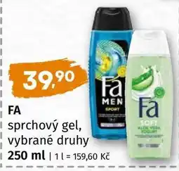Terno FA sprchový gel vybrané druhy nabídka